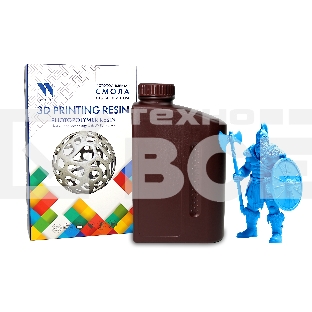 Фотополимерная смола NVPRINT Standard Resin Clear Blue для 3D печати 1 кг (бут)