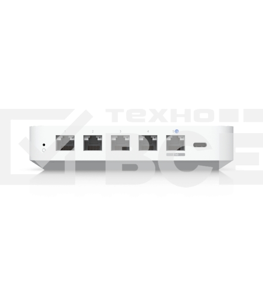 Маршрутизатор Ubiquiti Compact Cloud Gateway with 30+ UniFi device / 300+ client support, 1 Gbps IPS routing, and multi-WAN load balancing