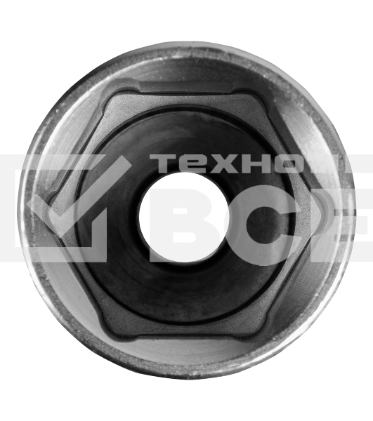 Головка торцевая удлиненная, 32 мм, 6-гранная, CrV, под квадрат 1/2
