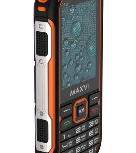 Мобильный телефон Maxvi R2 up оранжевый
