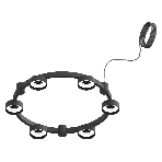 Корпус светильника C9232/6 SBK черный песок D550*70.5mm GX53/6, фото 1