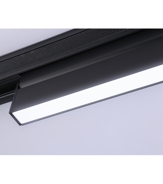 Светильник трековый светодиодный GL4062 BK черный IP20 12W 4200K 48V 223*22*105
