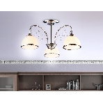 Светильник Ambrella light TR3181/3 CH/FR хром/белый матовый E27/3 max 40W D585*285, фото6