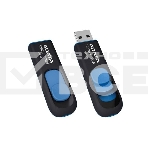 Флешка USB ADATA UV128 (AUV128-64G-RBE), 64Gb, USB 3.0, R/W 100/30, черный/синий, фото13