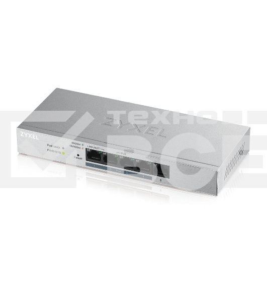 Коммутатор Zyxel GS1200-5HPv2-EU0101F 5G 4PoE+ 60W управляемый