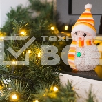 Еловый шлейф искусственный  2,7 м Теплое белое свечение 80 LED, фото3