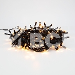 Гирлянда «Кластер» 10 м, 200 LED, черный каучук, IP67, соединяемая, цвет свечения теплый белый NEON-NIGHT, фото2