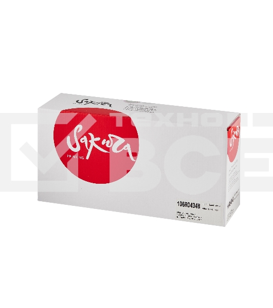 Картридж Sakura 106R04348 для XEROX, черный, 3000 к.