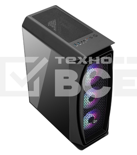 Компьютер IRU Game 520B5 MT Ryzen 5 5600X (3.7) 16Gb SSD 1Tb RTX 3060Ti 8Gb Windows 10 Home Single Language 64 GbitEth 650W черный