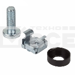 Монтажное оборудование Hyperline CNS-M6-16 Комплект винт M6, квадратная гайка, шайба (16 мм), фото4