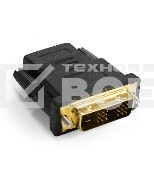Переходник HDMI-DVI ExeGate EX-A-HDMI-DVI-1 (19F/19M, позолоченные контакты)