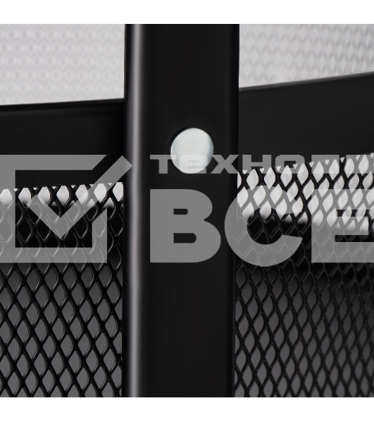 Этажерка Domfy DHC-FC30862 34.2x34.2x83.6 см, d=34.2 см черный