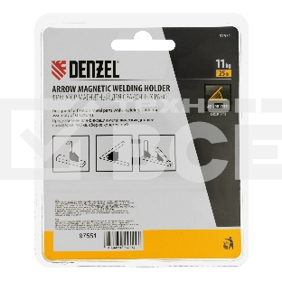Фиксатор магнитный для сварочных работ усилие 25 LB Denzel