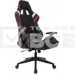 Кресло игровое Бюрократ VIKING 4 AERO RUS белый/синий/красный/черный, искусст. кожа/ткань, две подушки, фото27