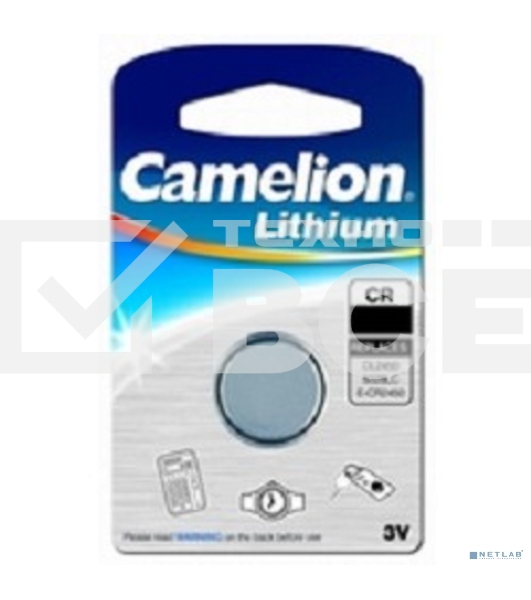 Батарейка литиевая Camelion CR1632 BL-1 (CR1632-BP1, 3V)