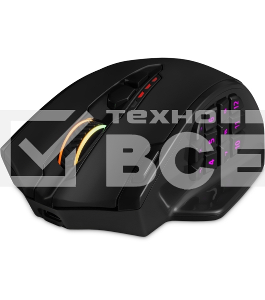 Мышь беспроводная Defender Redragon Impact Elite черный, 16000 dpi, радиоканал, USB, кнопки - 20