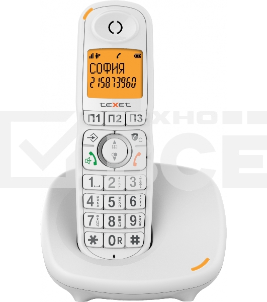 Радиотелефон teXet TX-D8905A белый