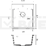 Мойка GRANFEST URBAN 644  1-чаша 440*490мм, монтаж: врезной, материал: кварц, цвет: черный, фото 1
