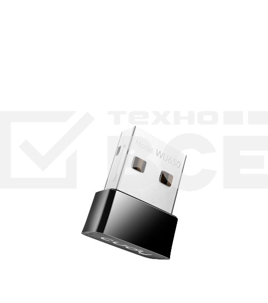 Сетевой адаптер Wi-Fi Cudy WU650 AC650 USB 2.0 (ант.внутр.) 1ант.