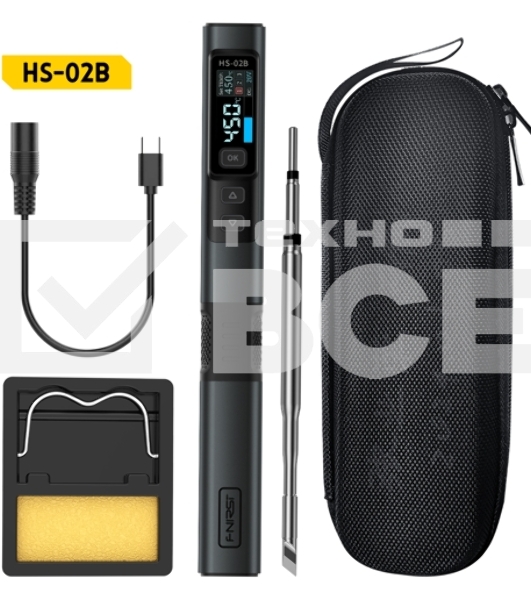 Портативный паяльник Fnirsi HS02B