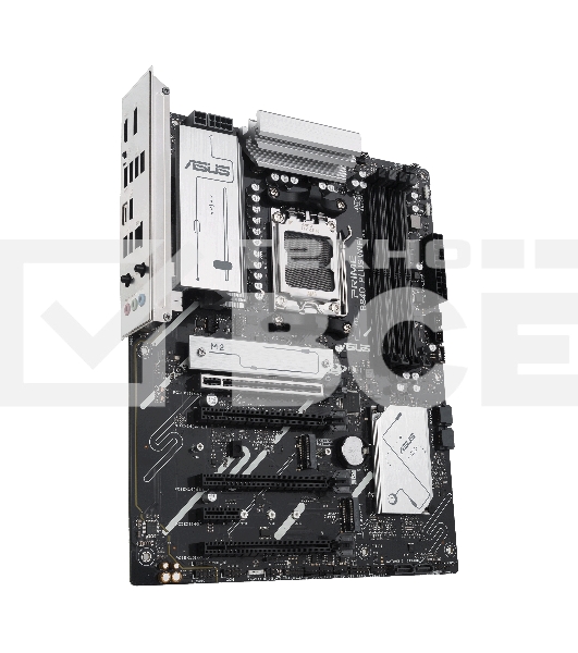 Материнская плата ASUS PRIME B840-PLUS WIFI, AM5, AMD B840, 4xDDR5, 4xSATA, 3xM.2, 1xPCIe 4.0 x16, 1xPCIe 3.0 x16, 2xPCIe 3.0 x16, 1xPCIe 3.0 x1, 1xDP, 1xHDMI, 1x 2.5Gb LAN, 8xUSB-A, 3x3.5 мм, 7.1, ATX