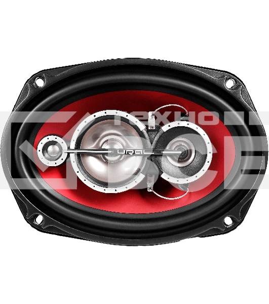Колонки автомобильные Ural DDB AS-D6941 250Вт 15x23см (6x9дюйм) (ком.:2кол.) коаксиальные четырехполосные