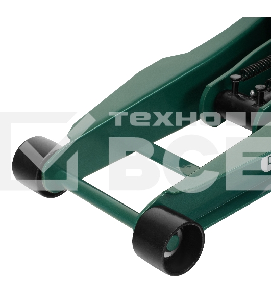 Домкрат гидравлический подкатной Сибртех, 3 т, 85-490 мм, быстрый подъем, низкий подхват, проф.