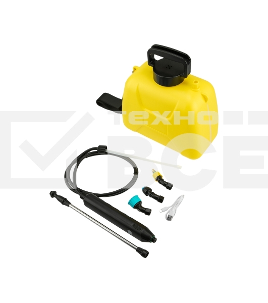 Опрыскиватель садовый аккумуляторный для растений и цветов 5л Профи ЧЕТЫРЕ СЕЗОНА