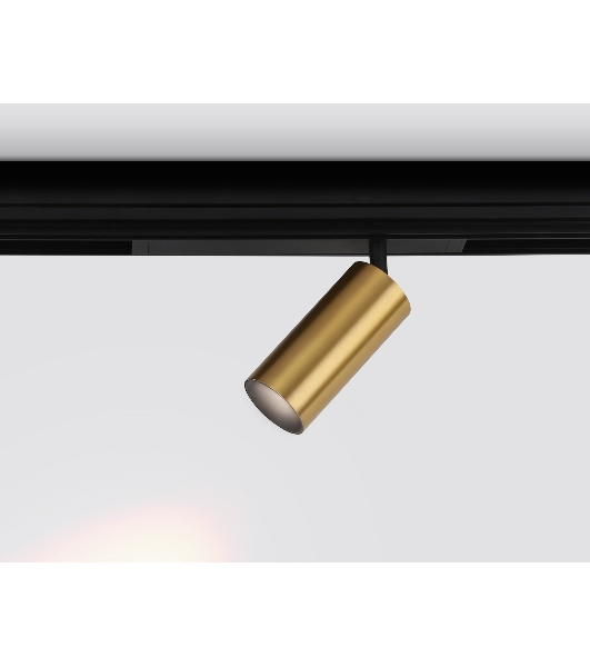 Управляемый светодиодный светильник для шинопровода Magnetic Ambrella light GL1223 GD золото IP20 18W 3000K-6400K 220V 36° D55*120 (Без ПДУ)