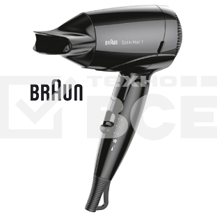 Фен Braun HD130, 1200Вт, черный