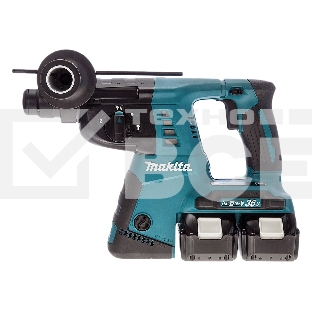 Перфоратор MAKITA DHR263RF4SDS+ 36В для 2-х акк 18В 4х3Ач LI-ION 3реж 2.5Дж 0-4800у/м 4.7кг кейс