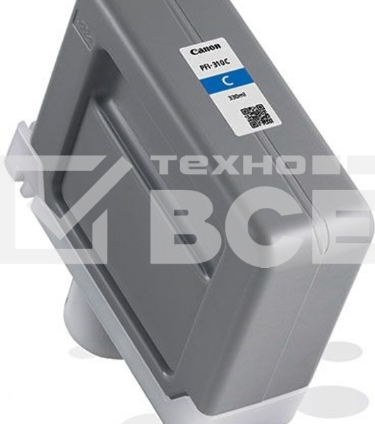 Картридж струйный Canon PFI-310 C 2360C001 голубой (330 мл) для Canon TX-2000/TX-3000/TX-4000