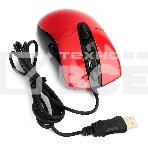 Мышь проводная Gembird MOP-415-R красный, 2400 dpi, USB, кнопки - 4, фото5