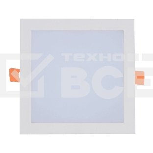Светильник Hiper встраиваемый Белый квадратный H066-1 Переключаются 3 цвета LED 5Вт Размер 7575