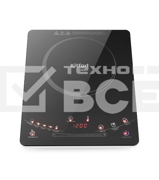 Плита электрическая Kitfort КТ-106 черный (настольная)