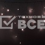 Гирлянда Айсикл (бахрома) светодиодный, 2,4 х 0,6 м, прозрачный провод, 230 В, диоды ТЕПЛЫЙ БЕЛЫЙ, 88 LED NEON-NIGHT, фото 1