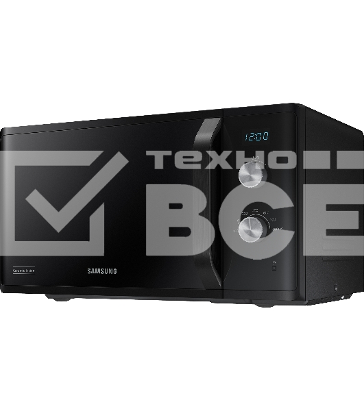 Микроволновая печь Samsung MS23K3614AK черный, 23 л, 800 Вт, переключатели - поворотный механизм