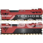 Оперативная память Patriot Viper Elite II, DDR4, 64GB (2x32 GB), 3200 MHz, CL18, радиатор, красный/черный, фото 1