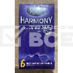 (Годен до 24.09.24) Презервативы Luxe DOMINO HARMONY Текстурированный 6 шт. в упаковке, фото 1