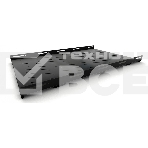 Полка стационарная усиленная Hyperline TSH3H-850-RAL9004 глубина 850 мм, с боковым креплением, нагрузка до 100 кг, для шкафов серии TTB, TTBR, 485х850мм (ШхГ), цвет черный (RAL 9004), фото2