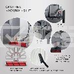 Пылесос вертикальный Polaris PVCS 5090 Clean Expert PRO серый/черный, питание от аккумулятора, 160 Вт, уборка сухая, пылесборник контейнер 0.6 л, работа от АКБ max 60 мин., фото5