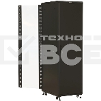 Шкаф серверный Hyperline (TTBR-4261-AS-RAL9004) напольный 42U 600x1000мм пер.дв.стекл задн.дв.спл.стал.лист 2 бок.пан. 800кг черный 910мм 2055мм IP20 сталь, фото4