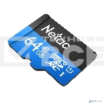 Флеш карта microSDHC 64GB Netac P500 <NT02P500STN-064G-R> (с SD адаптером) 80MB/s, фото11