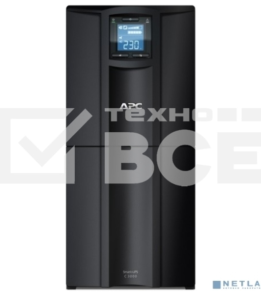 Источник бесперебойного питания APC Smart-UPS C SMC3000I 2100Вт 3000ВА черный