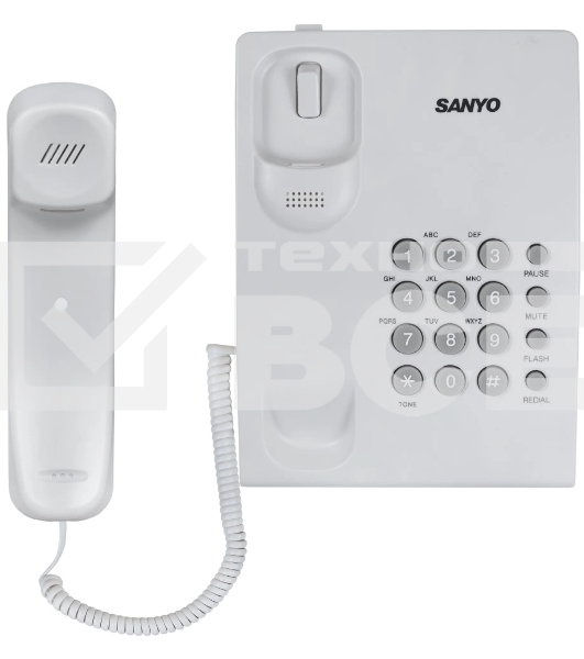 Телефон проводной SANYO RA-S204W белый