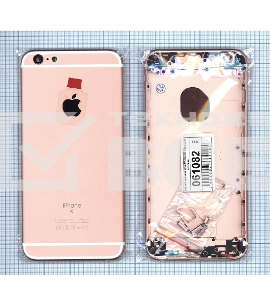 Задняя крышка для iPhone 6S Plus (5.5) розовая