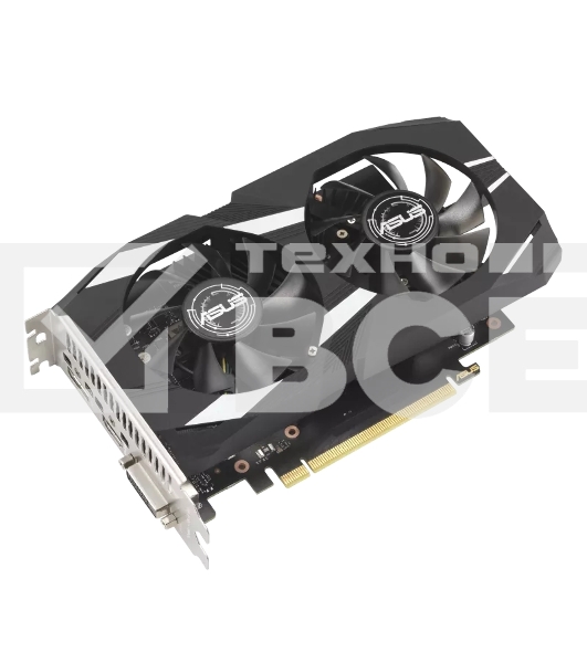 Видеокарта Asus DUAL-RTX3050-O6G NVIDIA GeForce RTX 3050 6Gb 96bit GDDR6 PCI-E 4.0 1507/14000 DVIx1 HDMIx1 DPx1 HDCP Ret