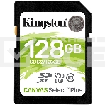 Флеш карта SDHC 128Gb Class10 Kingston <SDS2/128GB>, Canvas Select 100R CL10 UHS-I, фото2