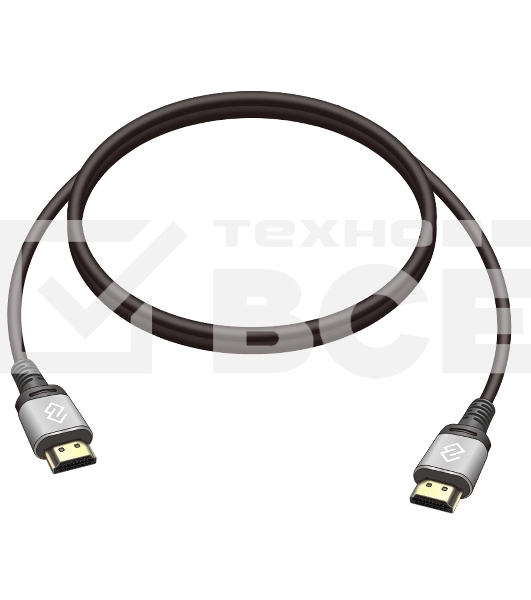 Кабель аудио-видео Digma HDMI (m)/HDMI (m) 1.5м. позолоч.конт. черный (D-HDMI-V2.0-1.5M)