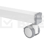 Стол для ноутбука Cactus VM-FDE103 столешница МДФ белый 91.5x56x123см (CS-FDE103WWT), фото4